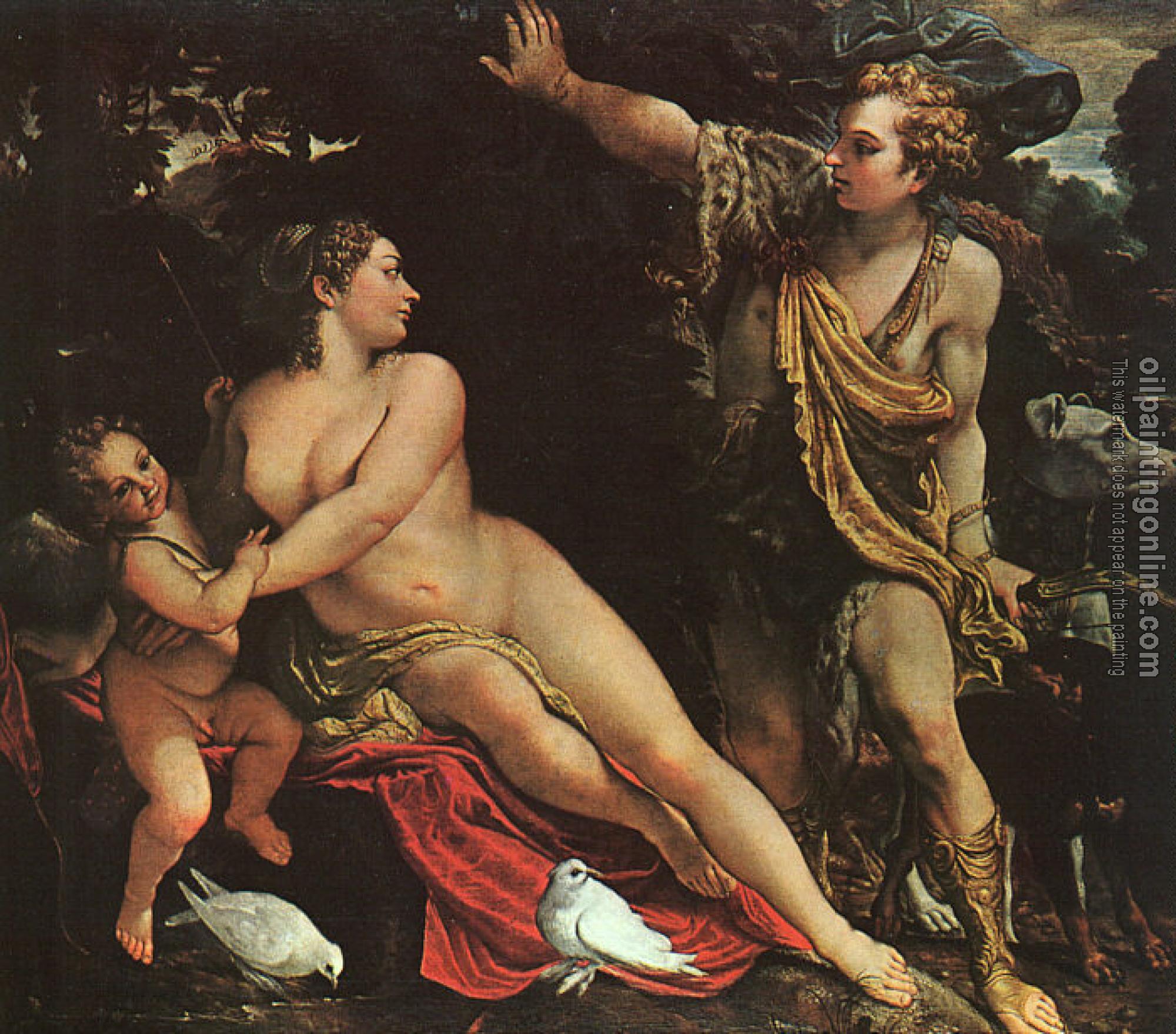 Carracci, Annibale - Venus, Adonis, and Cupid